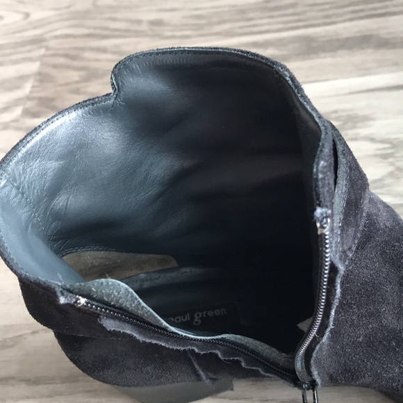 Paul Green genuine leather suede ankle boots size AU5, US7.5 - Picture 9 of 11